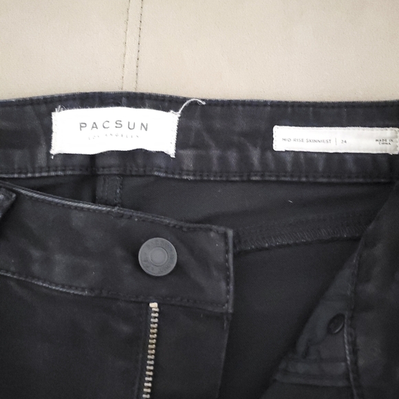 PacSun Mid-Rise Ankle Jegging Jeans Womens Sz 24 Skinniest - Picture 4 of 9
